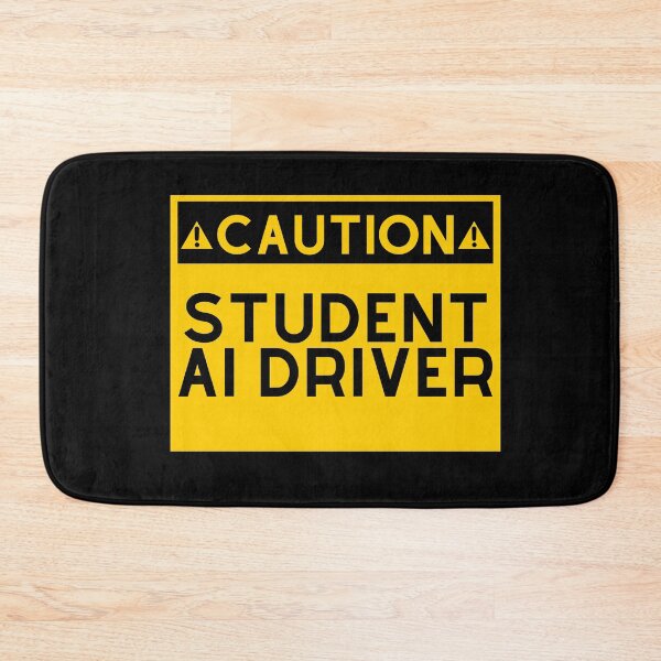 Item preview, Caution Student Ai Driver designed and sold by ProtonProject.