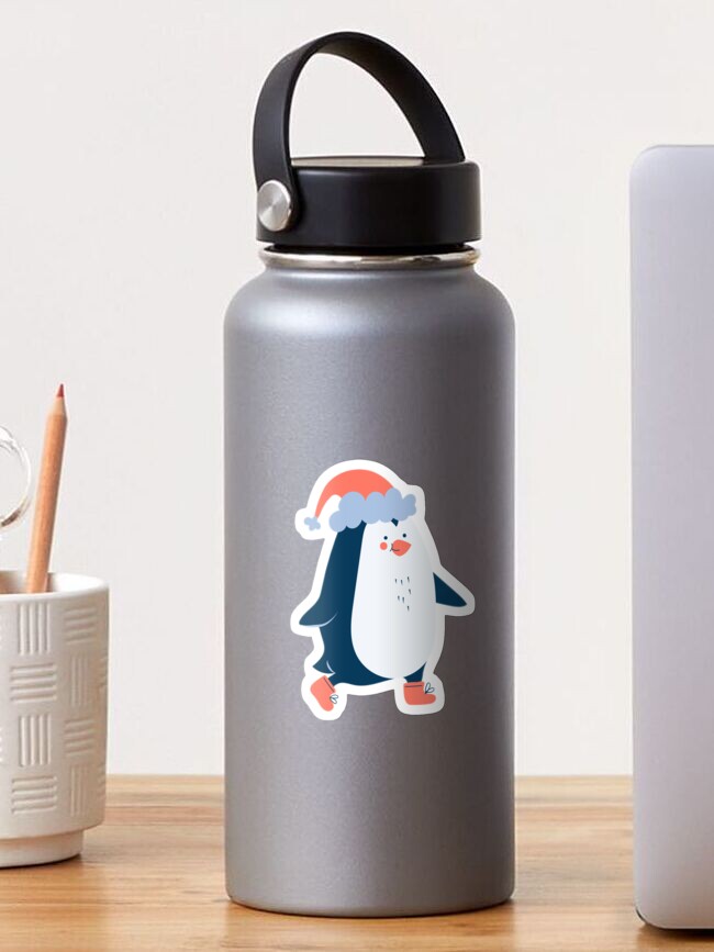 Thumbnail 1 of 3, Sticker, Walking Penguin Design by JiggsFashion designed and sold by JiggsFashion.