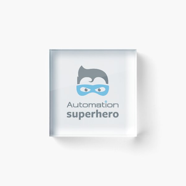 Item preview, Automation Superhero Blue designed and sold by automationart.
