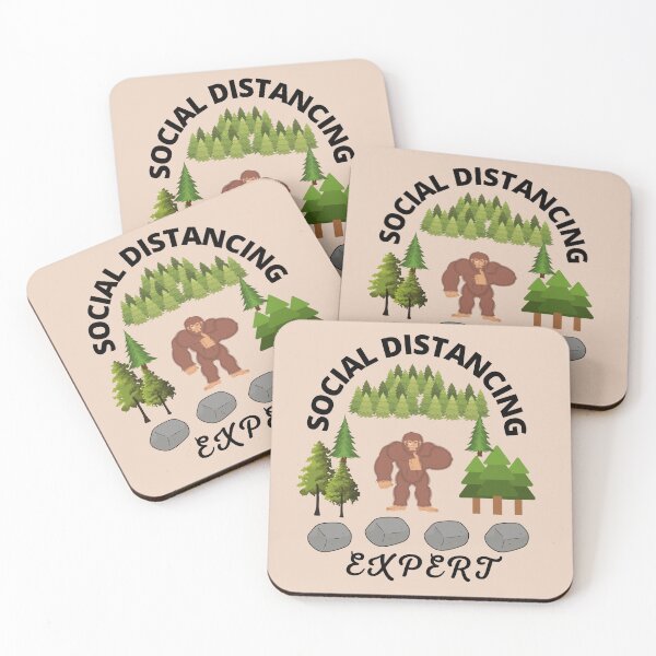 Item preview, Social Distancing Expert Big Foot designed and sold by LGMmugsdesign.