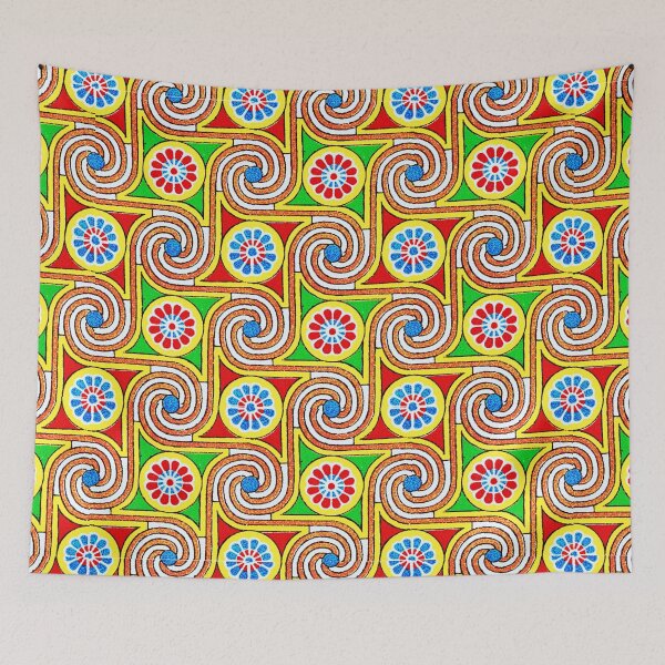 Item preview, Blue and Red Flowers Egyptian Patterns designed and sold by RyanCaudell.