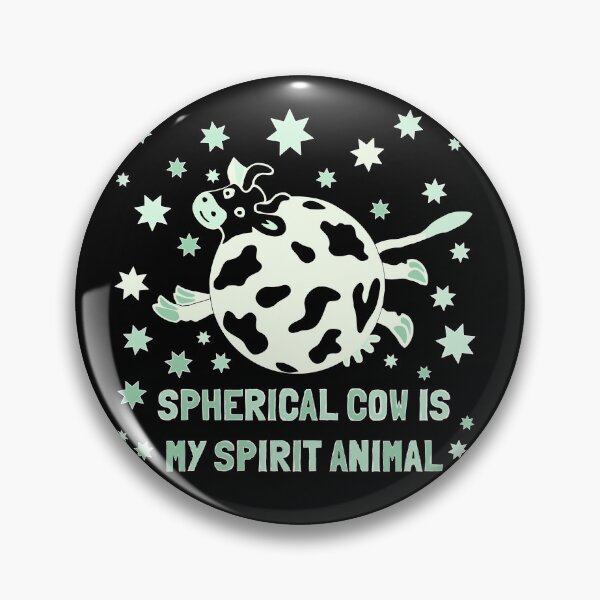 Item preview, Spherical Cow is my spirit animal - mint green designed and sold by i-cottagedesign.