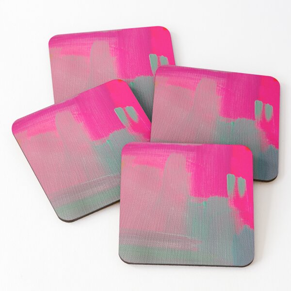 Item preview, Fuschia Brushstrokes Abstract Art designed and sold by DanielleGensler.