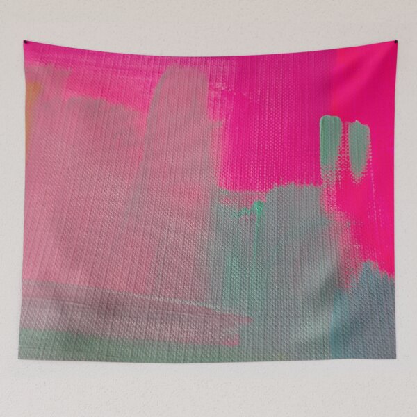 Item preview, Fuschia Brushstrokes Abstract Art designed and sold by DanielleGensler.