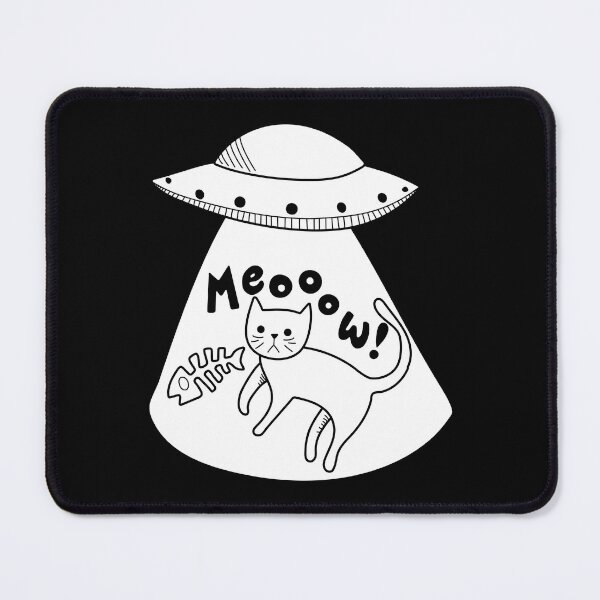 Item preview, Cat abduction black and white designed and sold by CHVRDesing.