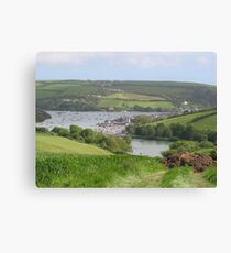 Salcombe Harbour from afar Canvas Print