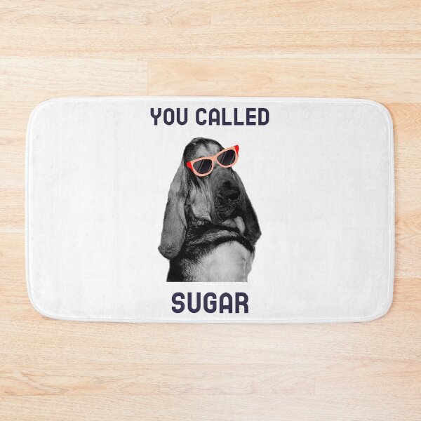 Item preview, A funny bloodhound dog mantrailing T-shirt with glasses, you called sugar designed and sold by MayaAndNora.
