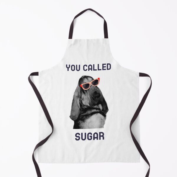 Item preview, A funny bloodhound dog mantrailing T-shirt with glasses, you called sugar designed and sold by MayaAndNora.