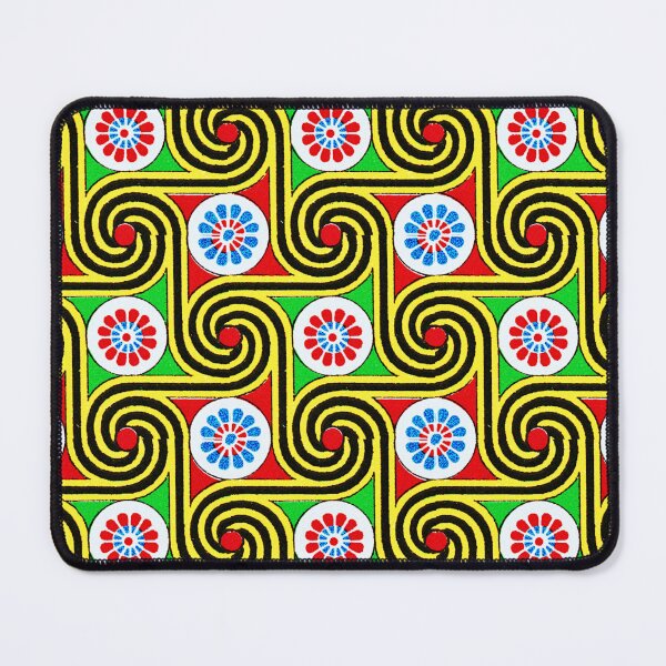 Item preview, Black and Yellow Swirls Egyptian Patterns designed and sold by RyanCaudell.