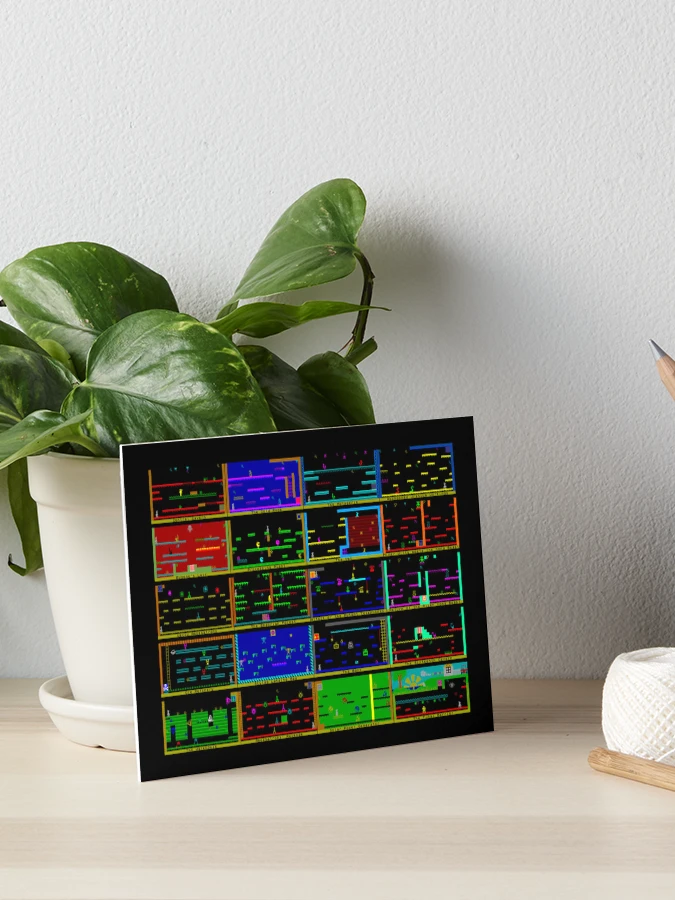 Manic Miner Game - All Level Screens! | Sinclair ZX Spectrum - 80s