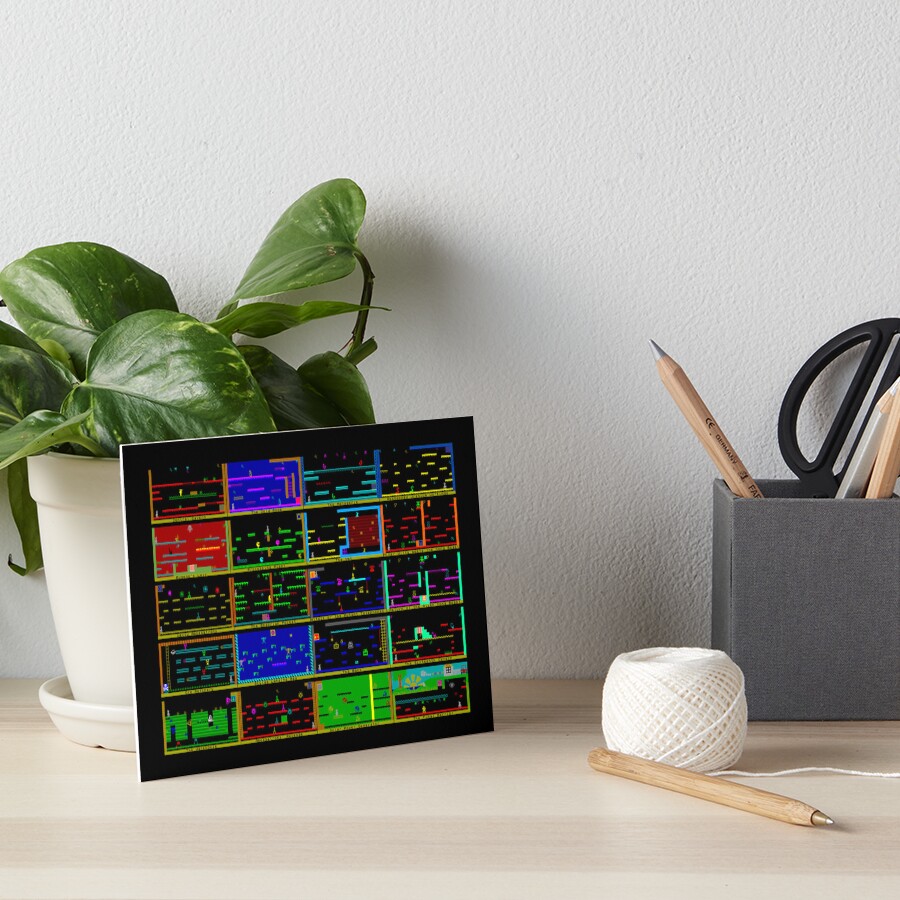 Manic Miner Game - All Level Screens! | Sinclair ZX Spectrum