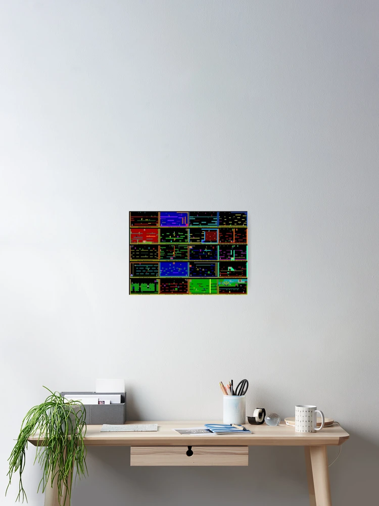 Manic Miner Game - All Level Screens! | Sinclair ZX Spectrum - 80s