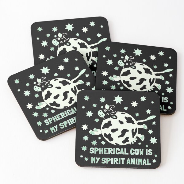 Item preview, Spherical Cow is my spirit animal - mint green designed and sold by i-cottagedesign.