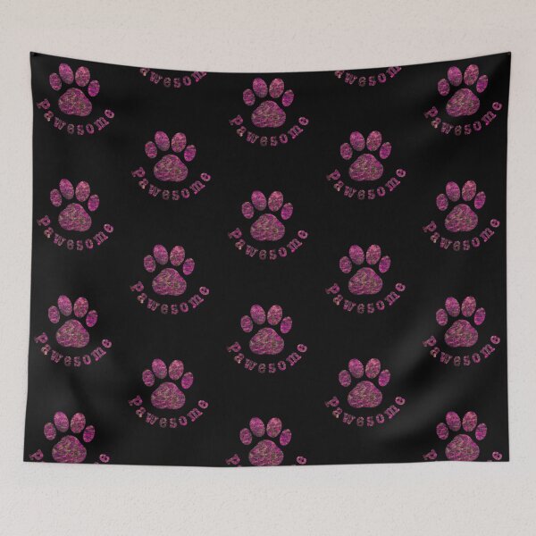Item preview, Pawesome For Animal Lovers Partly Pink designed and sold by AMSonArt.