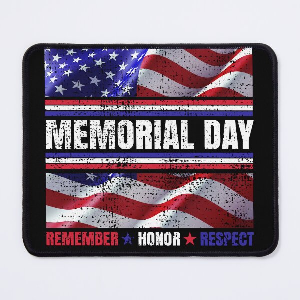 Item preview, Vintage Memorial Day American Flag Remember Honor Respect Our Fallen Hero's designed and sold by CharJens.