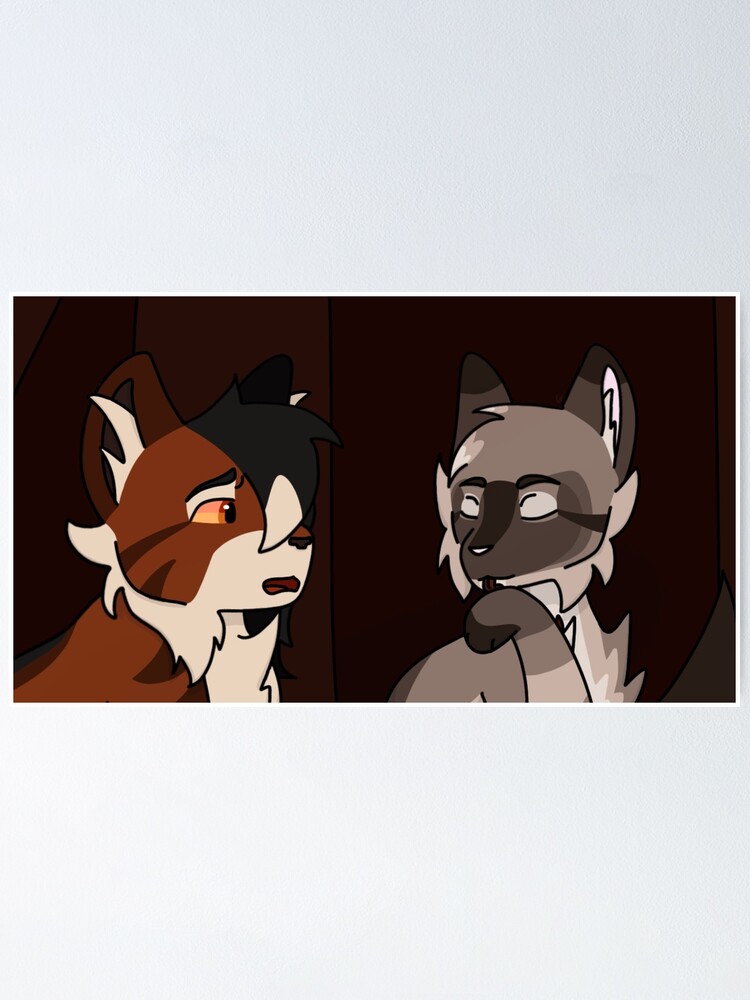 Ashfur X Hawkfrost Art Print Poster 