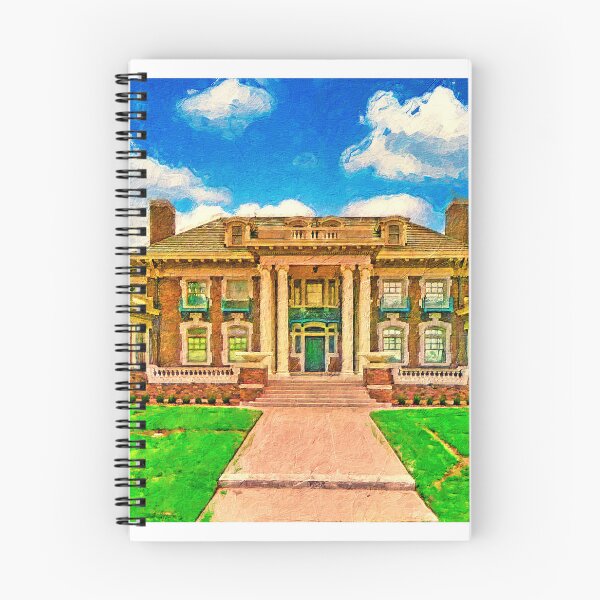 Item preview, Harrington House in Amarillo, Texas - digital painting designed and sold by NickoPrints.