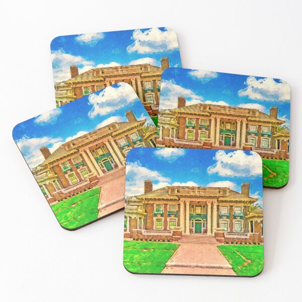 Item preview, Harrington House in Amarillo, Texas - digital painting designed and sold by NickoPrints.