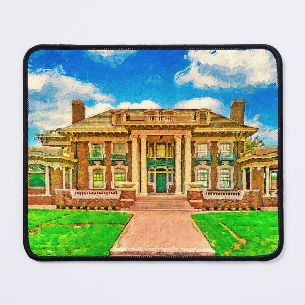 Item preview, Harrington House in Amarillo, Texas - digital painting designed and sold by NickoPrints.