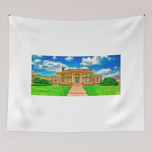 Item preview, Harrington House in Amarillo, Texas - digital painting designed and sold by NickoPrints.
