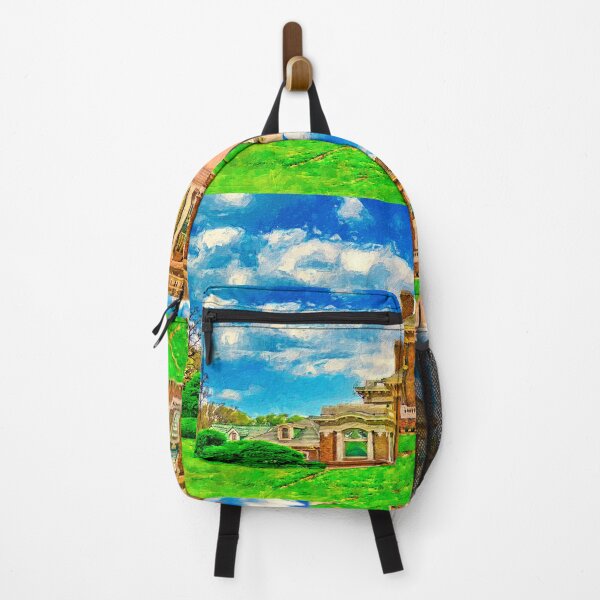 Item preview, Harrington House in Amarillo, Texas - digital painting designed and sold by NickoPrints.