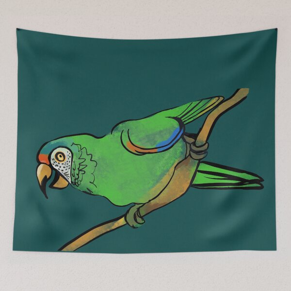 Item preview, Funny macaw designed and sold by Lemontreeart63.