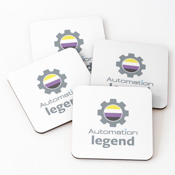 Item preview, Automation Legend Non-Binary designed and sold by automationart.