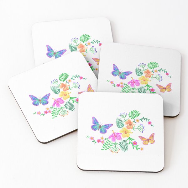 Item preview, Butterfly Hibiscus Floral   designed and sold by mollylouiseshop.