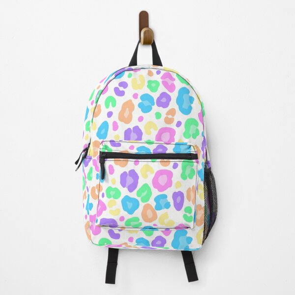 Artikelvorschau, Pastellregenbogen-Leoparden-Druck entworfen und verkauft von squiggydoo.