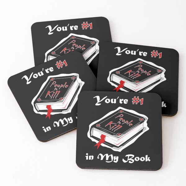 Item preview, People to Kill book funny gift for goths and punks designed and sold by FeralFix.