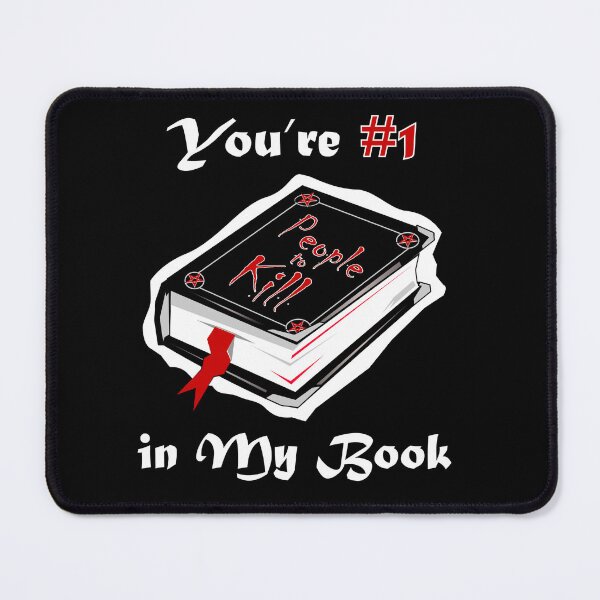 Item preview, People to Kill book funny gift for goths and punks designed and sold by FeralFix.