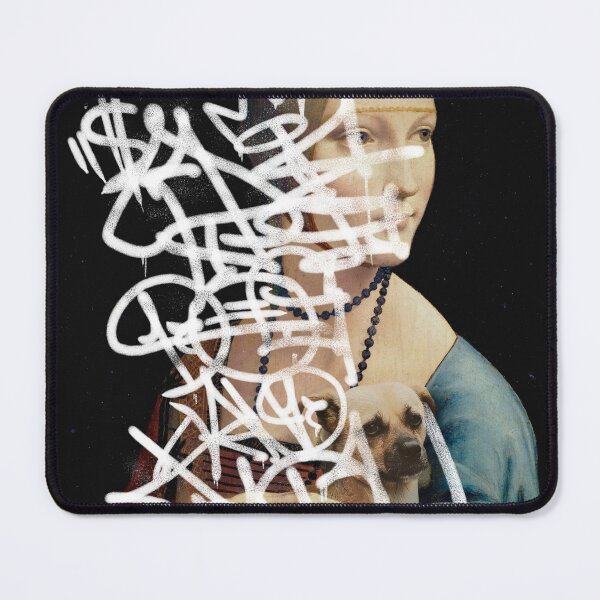 Item preview, The Lady with an Dog - Graffiti designed and sold by The Lines.