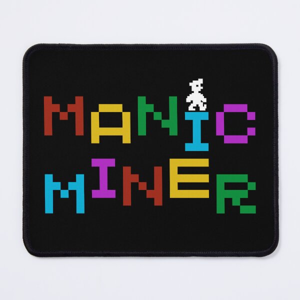 Item preview, Manic Miner Logo and Willy | Sinclair ZX Spectrum - 80s 8-bit Retro Game designed and sold by RetroTeeStudio.