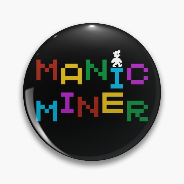 Item preview, Manic Miner Logo and Willy  |  Sinclair ZX Spectrum - 80s 8-bit Retro Game  designed and sold by RetroTeeStudio.