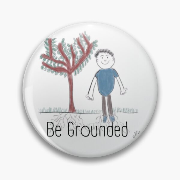 Item preview, "Be Grounded" inspirational quote  designed and sold by Ann Van Eron.