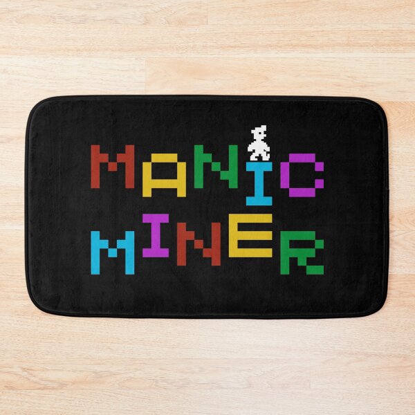Item preview, Manic Miner Logo and Willy  |  Sinclair ZX Spectrum - 80s 8-bit Retro Game  designed and sold by RetroTeeStudio.