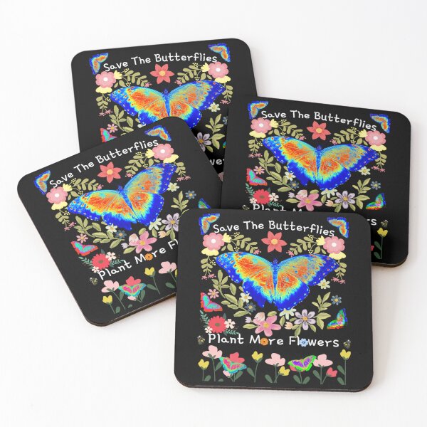 Item preview, Save The Butterflies - Plant More Flowers   designed and sold by mollylouiseshop.