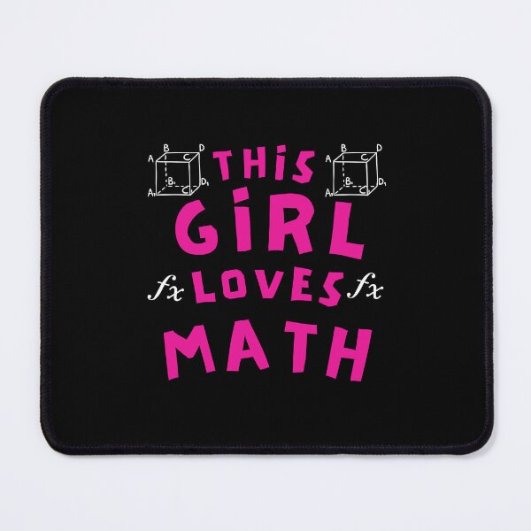 Item preview, THIS GIRL LOVES MATH designed and sold by BronikowskiART.