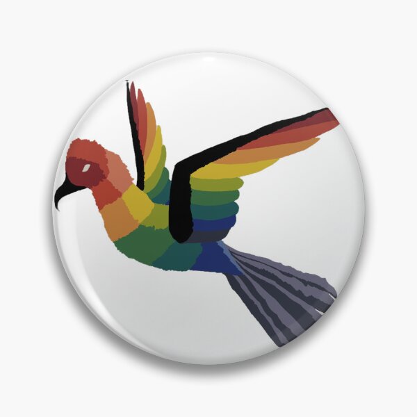 Item preview, Rainbow Bird Flying designed and sold by spamrice.