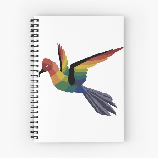 Item preview, Rainbow Bird Flying designed and sold by spamrice.