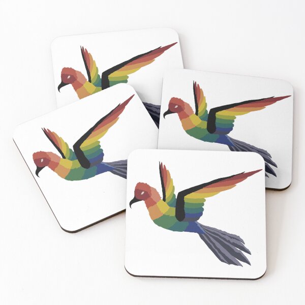 Item preview, Rainbow Bird Flying designed and sold by spamrice.