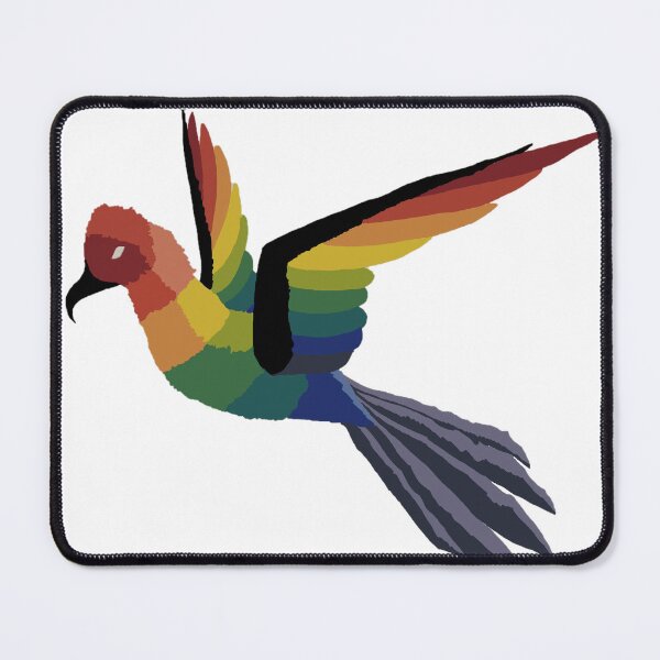Item preview, Rainbow Bird Flying designed and sold by spamrice.