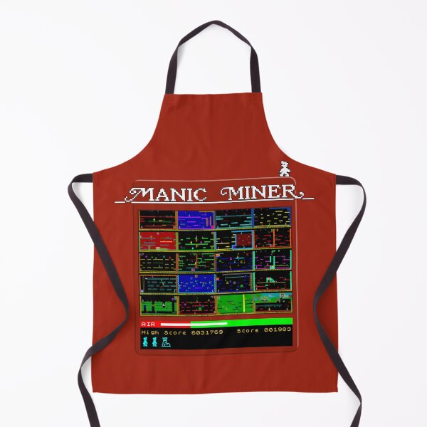 Item preview, Manic Miner Menu Logo and All Level Screens - Miner Willy | Sinclair ZX Spectrum - 80s 8-bit Retro Game designed and sold by RetroTeeStudio.