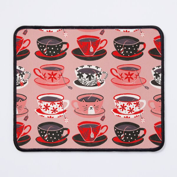 Item preview, Tea Time – Pink & Red designed and sold by Cat Coquillette.