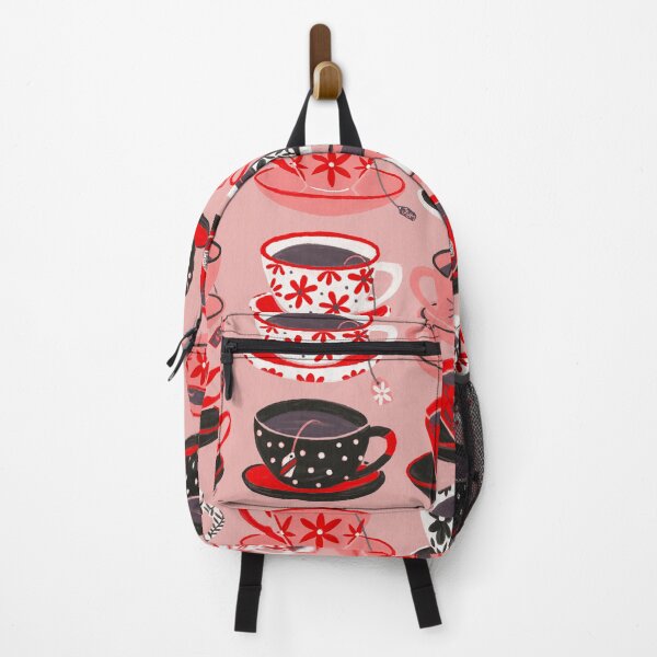 Item preview, Tea Time – Pink & Red designed and sold by Cat Coquillette.