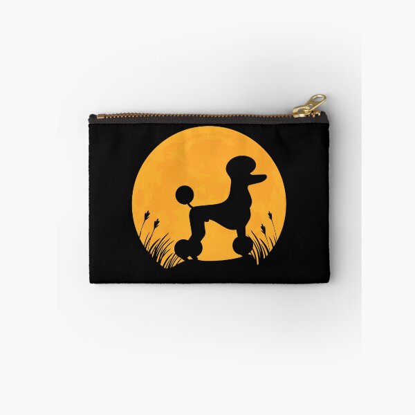 Item preview, poodle Dog lover Silhouette in full moon gift designed and sold by alaechamlal.