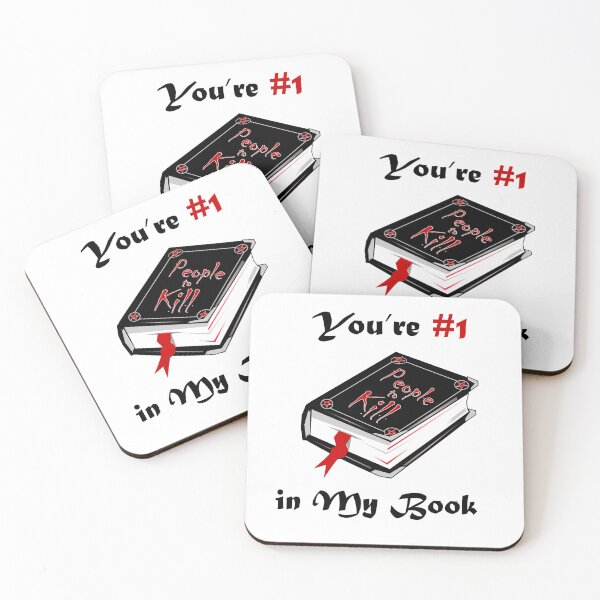 Item preview, Peaople to Kill book with "You're #1 in My Book" designed and sold by FeralFix.