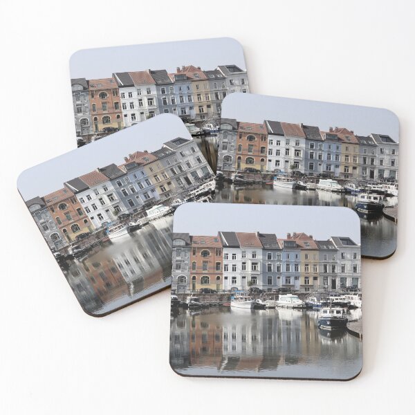 Item preview, Colourful Ghent Dampoort Water Reflections designed and sold by Imladris01.