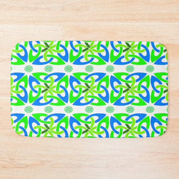 Item preview, Celtic Knot Pattern in Green and Blue designed and sold by EdwardMonet.