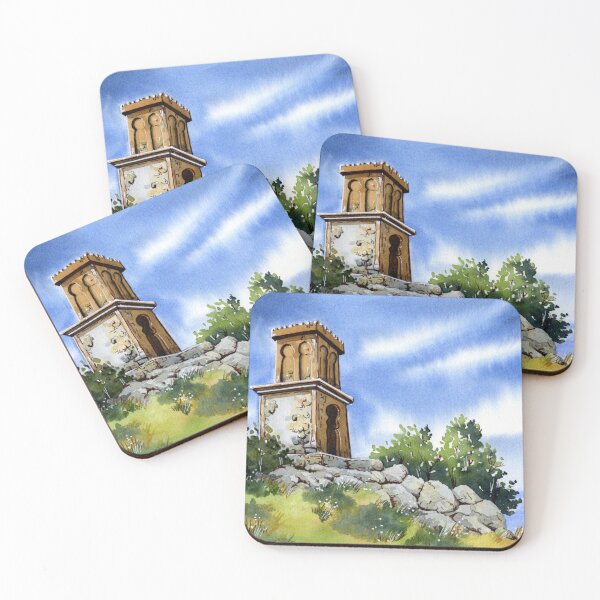Item preview, Coastal tower near Valldemossa, Mallorca designed and sold by Renee Walden.